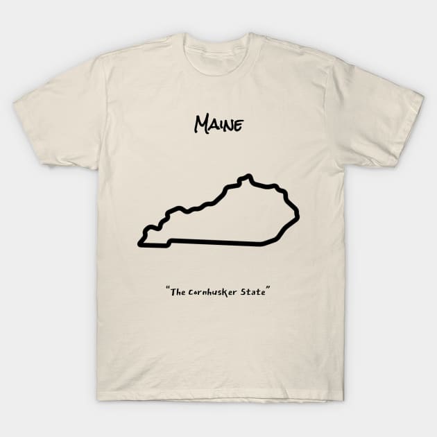 Truly Maine T-Shirt by LP Designs